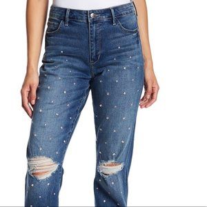 Sam Edelman Mary Jane Rhinestone Jeans
